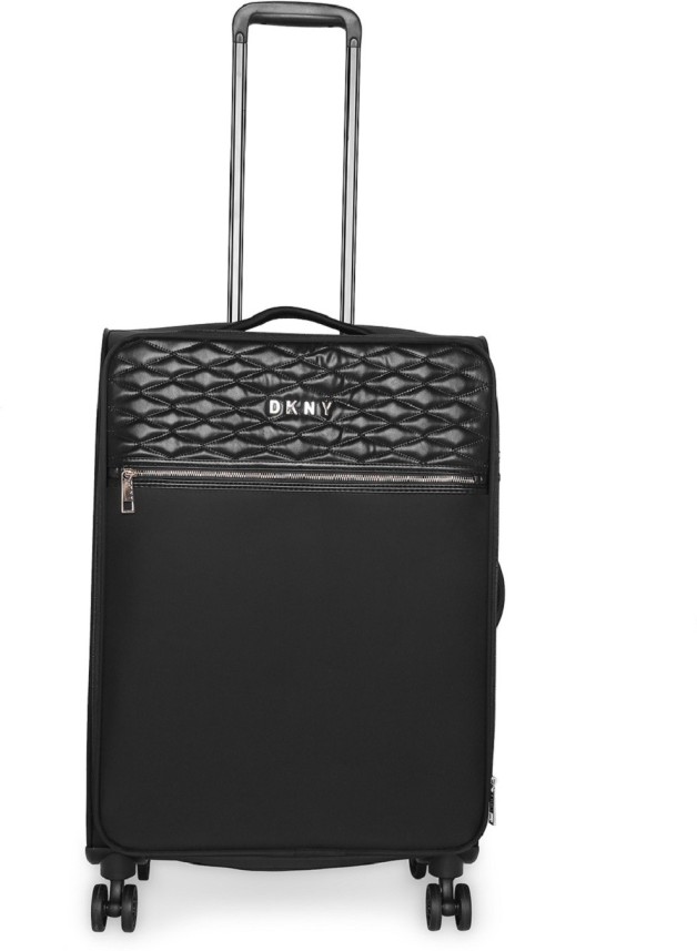 dkny quilted luggage