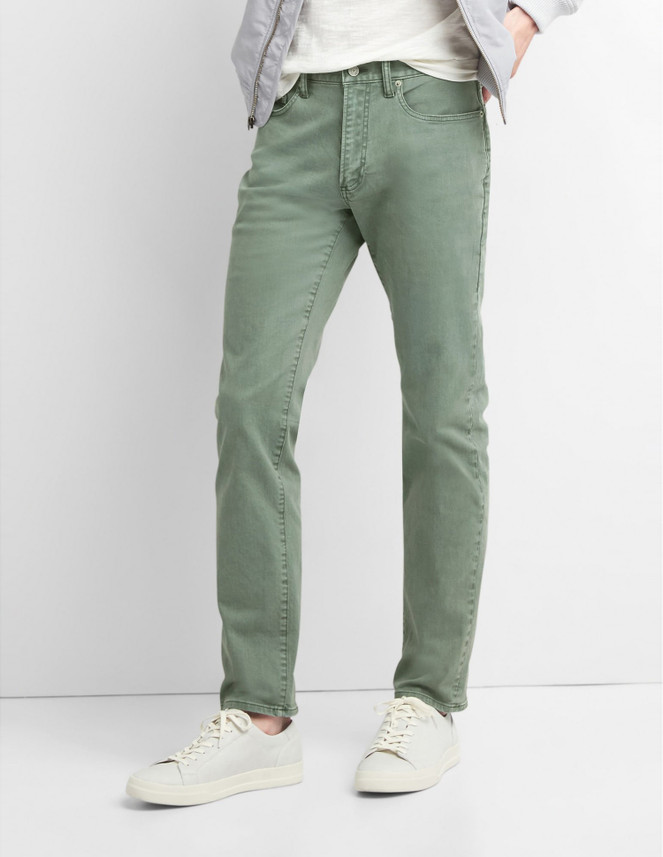 gap green jeans