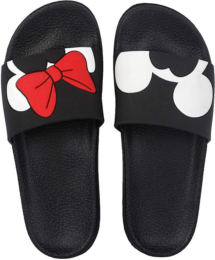 girls black slides