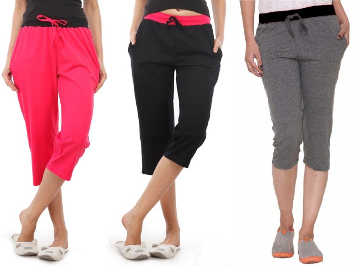 three fourth pants for ladies flipkart