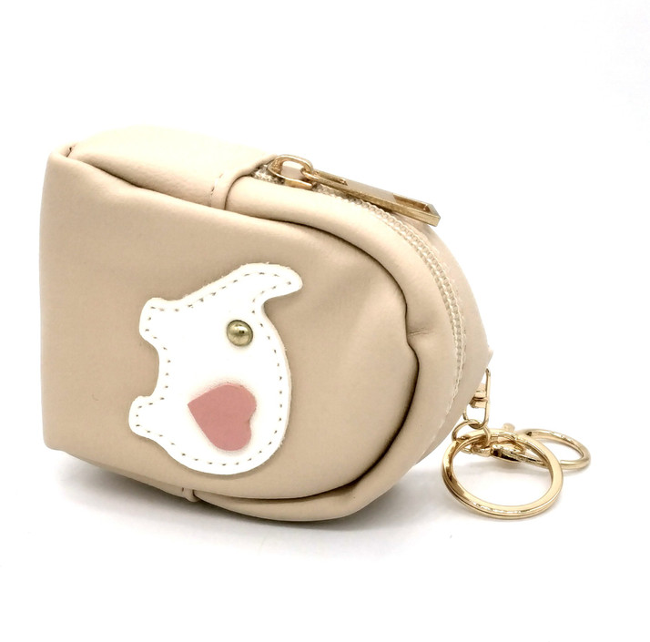 Backpack coin top purse keychain