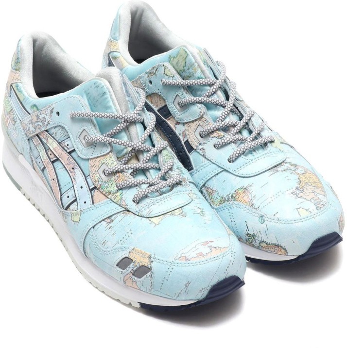asics world map sneakers