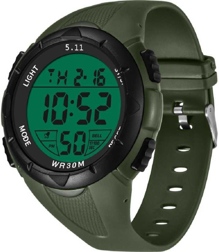 military style digital watches