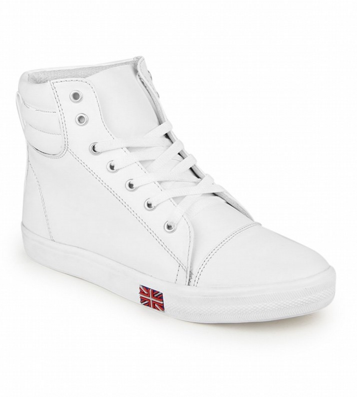 white synthetic leather