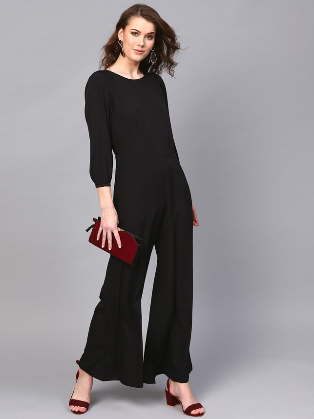 black jumpsuit flipkart