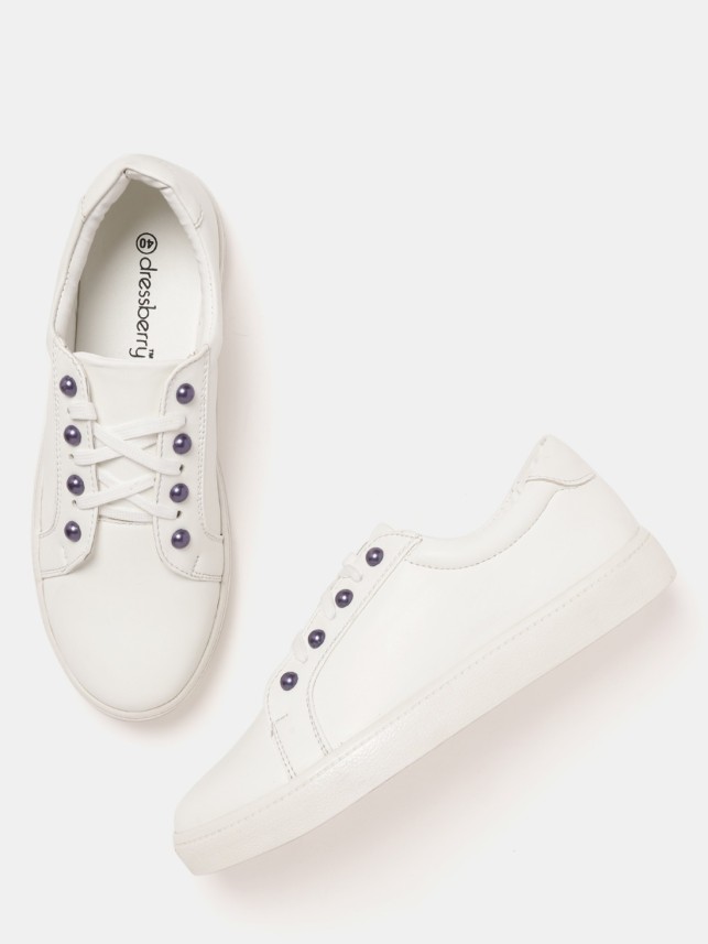 dressberry white sneakers