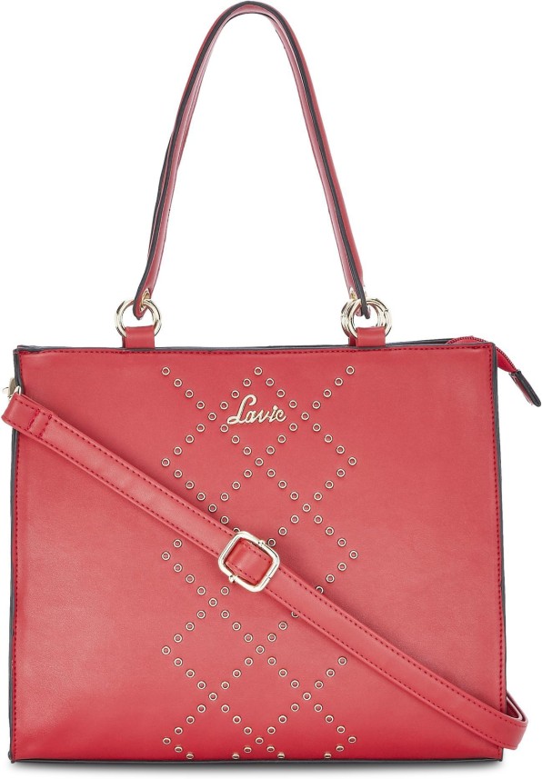 lavie satchel red