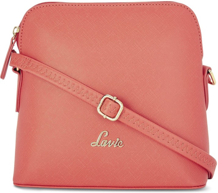 lavie orange sling bag