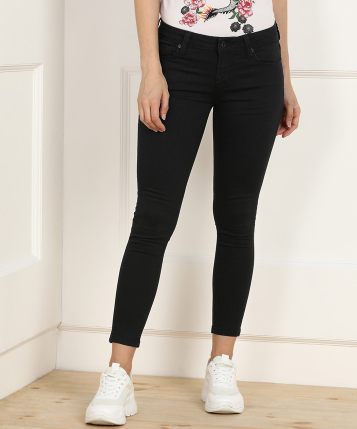 flipkart black jeans for ladies