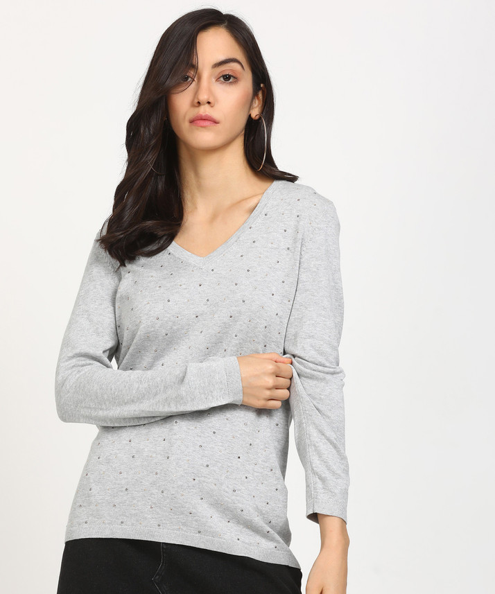 tommy hilfiger grey sweater women's