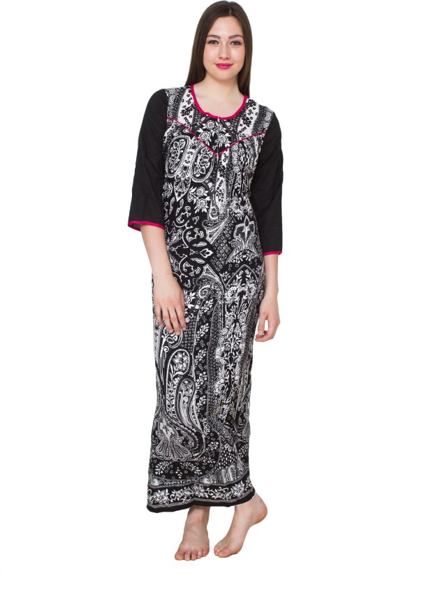 cotton nighty on flipkart