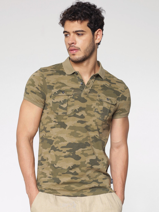 JACK \u0026 JONES Military Camouflage Men 