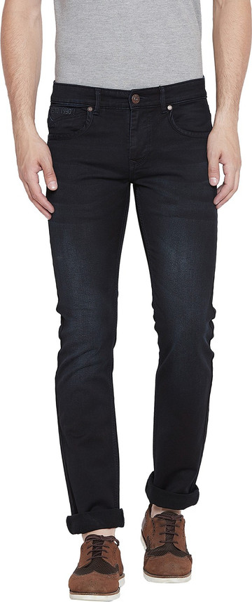DUKE Slim Men Black Jeans - Buy DUKE 
