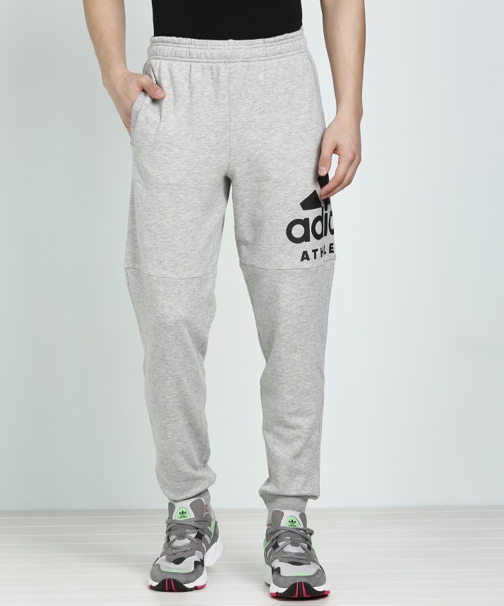 mens grey adidas track pants