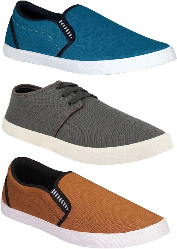 Chevit Combo Pack of 3 Casual Sneakers 