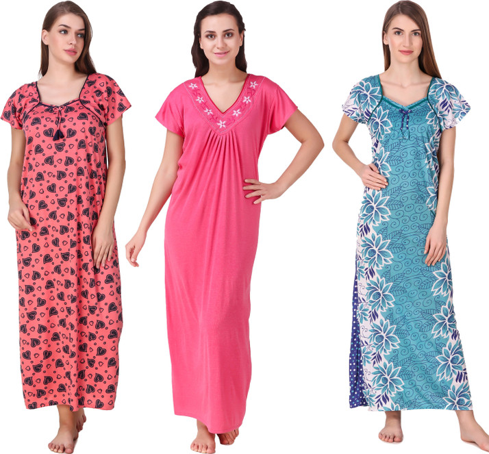 nighty for ladies flipkart
