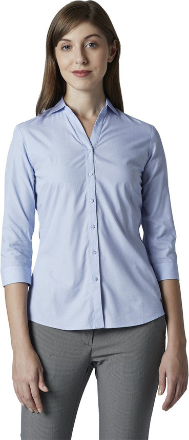 park avenue women's solid formal shirt