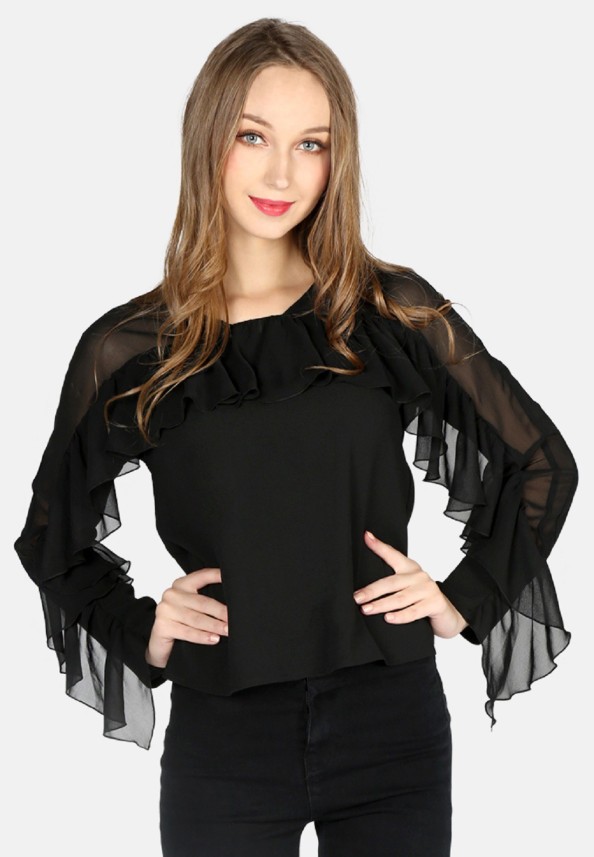 ruffle top flipkart