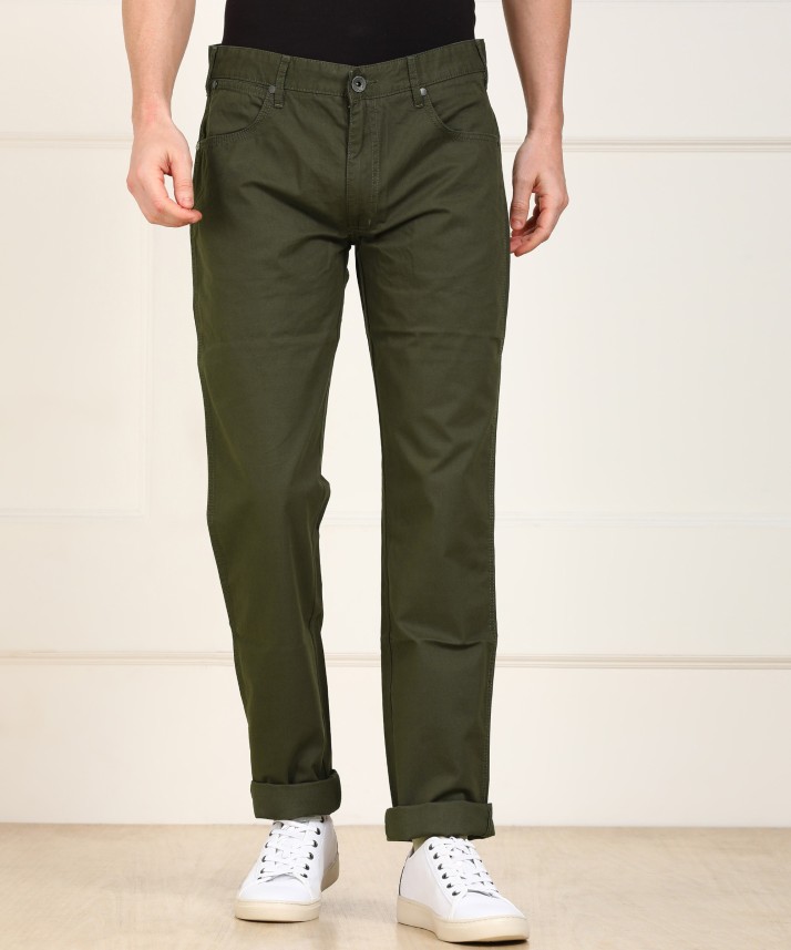 wrangler olive green jeans