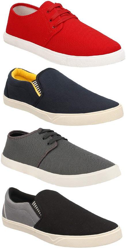 Chevit combo pack of 4 casual sneakers with sneakers for men Clearance
