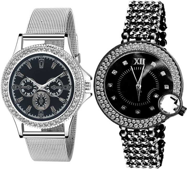 Timenter Latest Model Analogue Silver And Black Color Girls And Women Watch G281 G355 Combo Of 2 Combo Watch Analog Watch For Girls Buy Timenter Latest Model Analogue Silver And