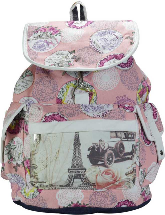 Donicy Women Girls Stylish Backpack For College School Travel Picnic Canvas Backpack 10 L Backpack Multi Price In India Flipkart Com