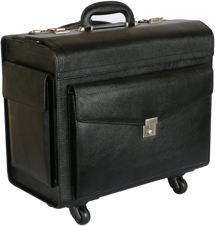 pilot briefcase leather