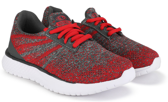 boys red running shoes