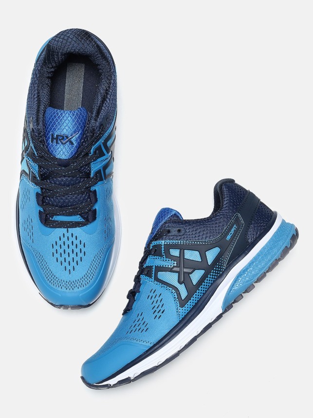 hrx by hrithik roshan blue running shoes