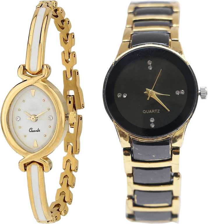 Groot Brand New Heart Analogue Gold Color Girls And Women Watch G123 G208 Combo Of 2 Combo Watch Analog Watch For Girls Buy Groot Brand New Heart Analogue Gold