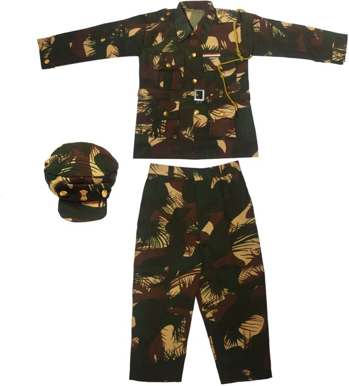 Fancy Dressup Army dress used for 5 to 