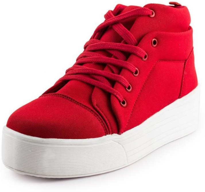 red shoes on flipkart