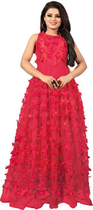 anarkali saree gown