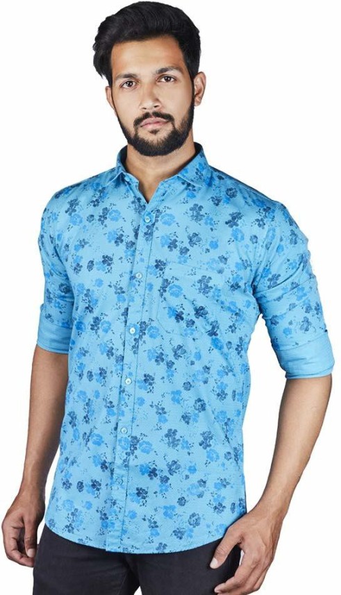 indian blue shirt