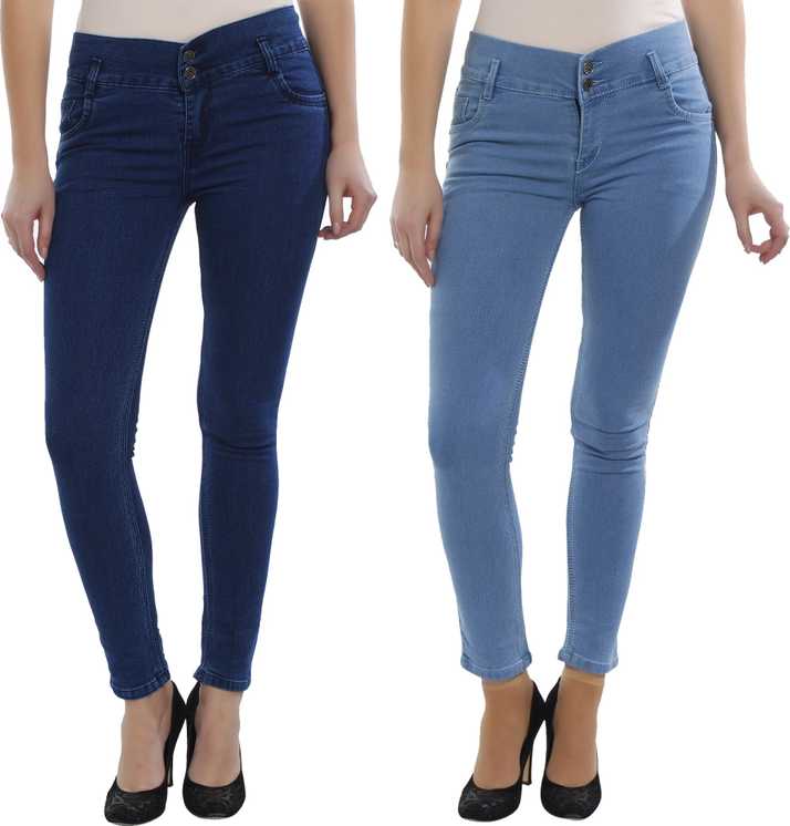 Ziva Fashion Skinny Women Light Blue Jeans Buy Light Blue Dark Blue Ziva Fashion Skinny Women Light Blue Jeans Online At Best Prices In India Flipkart Com