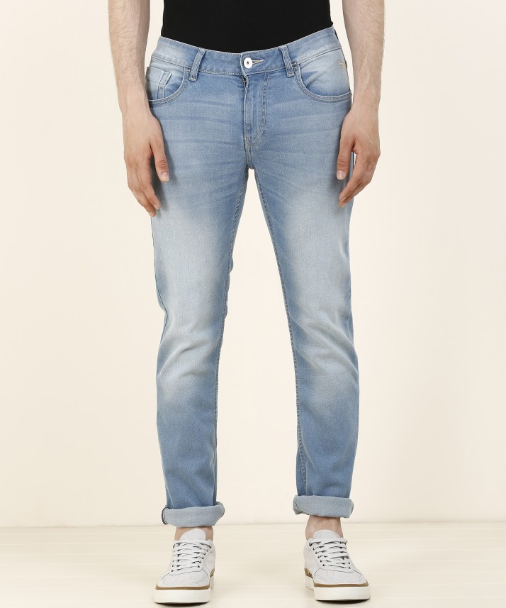 flying machine tapered fit men blue jeans