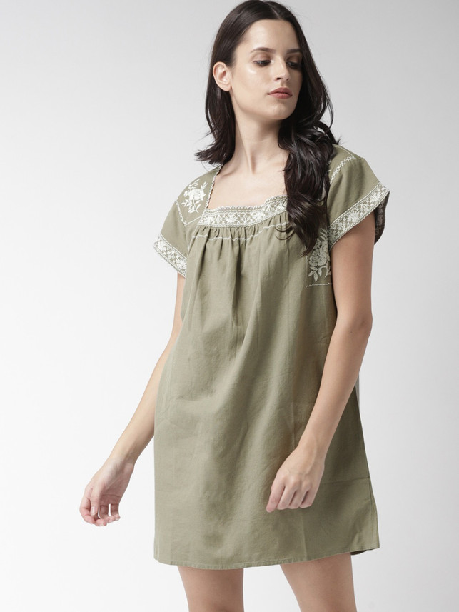 flipkart a line dress