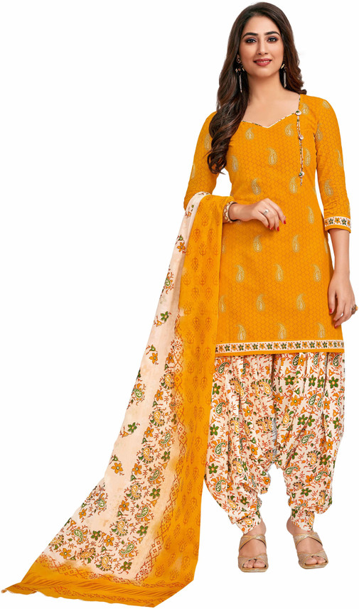Buy Miraan Cotton Printed Salwar Suit 