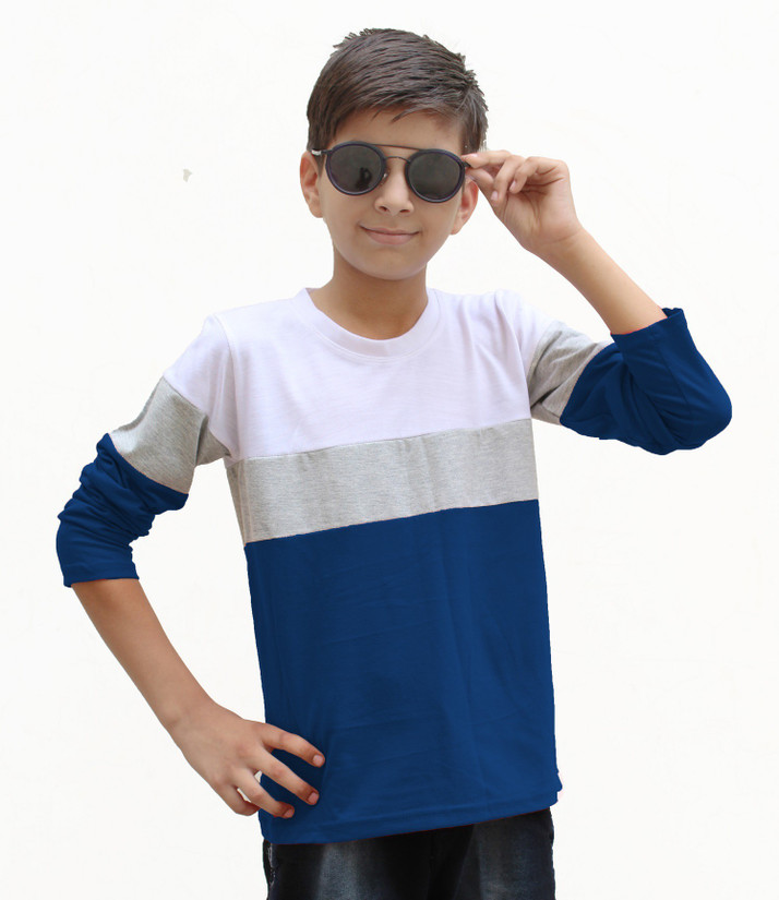 Lime Boys Striped Pure Cotton T Shirt 