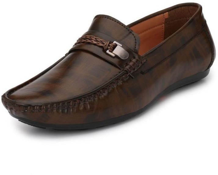 dark brown loafers for men