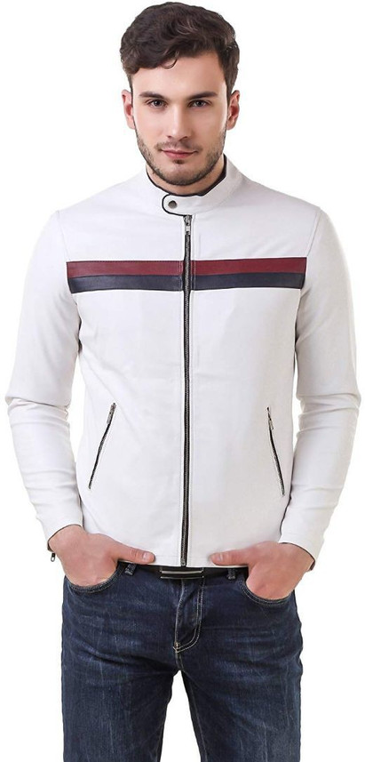 Sleeve Solid Men Jacket 
