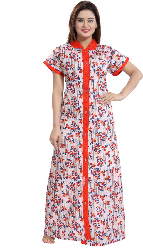 cotton nighty on flipkart