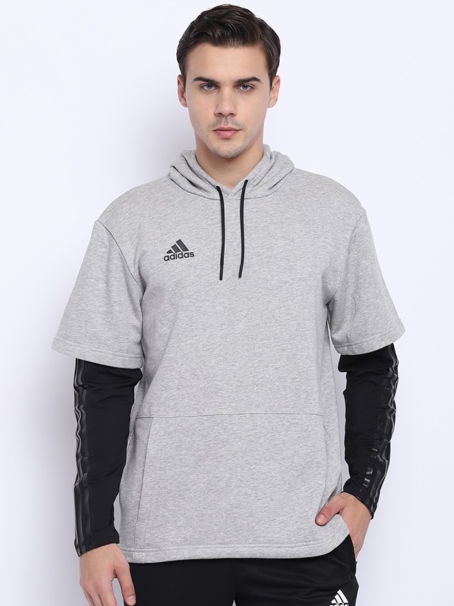 adidas full sleeve solid men's sweatshirt