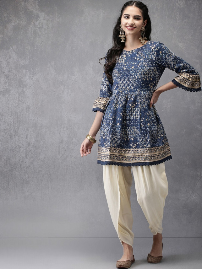 ANOUK Women Kurta and Dhoti Pant Set 