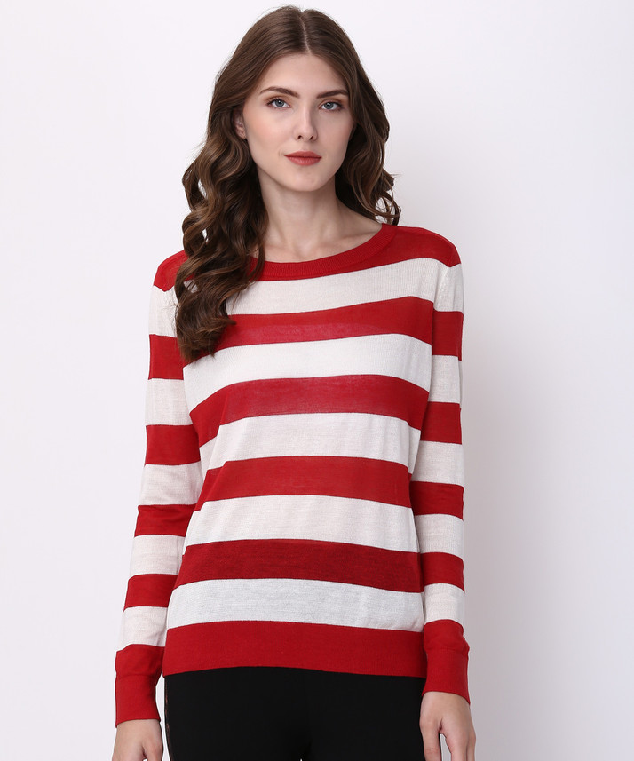 red white sweater