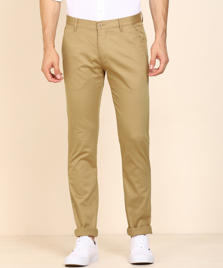 FLYING MACHINE Slim Fit Men Brown 