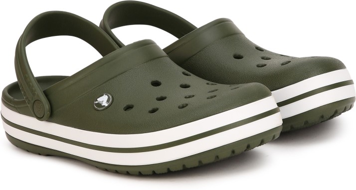 Crocs Men Olive Clogs - Buy Crocs Men 