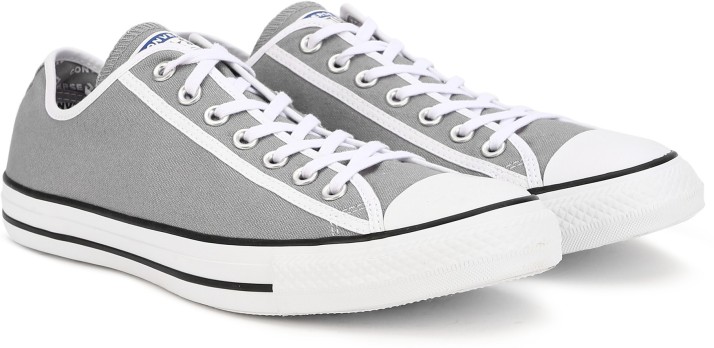 converse white canvas trainers