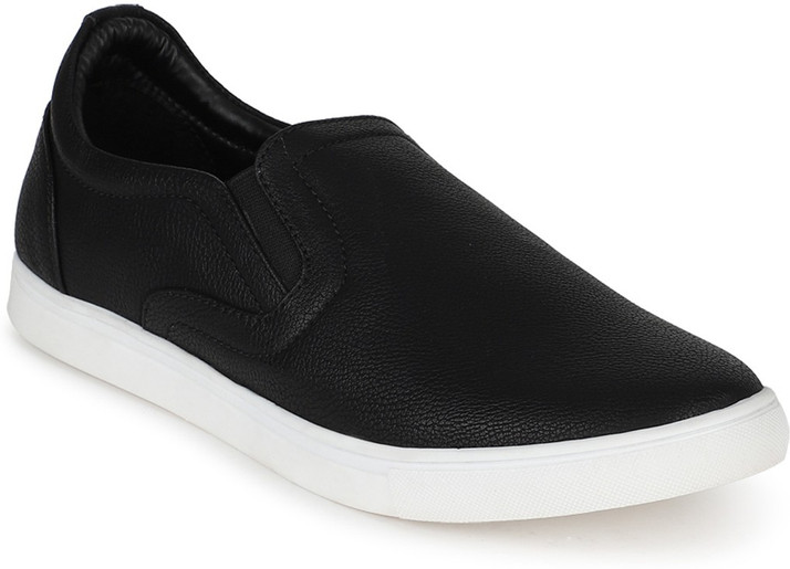 black slip on sneakers
