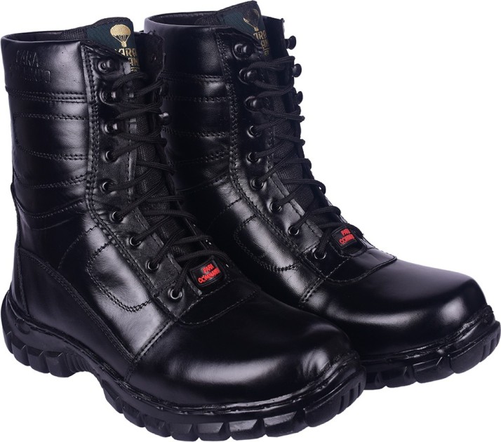 Para Commando LEATHER ARMY SHOES Boots 
